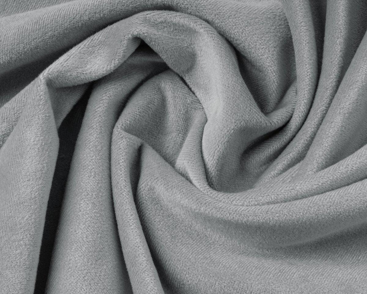 Velvet 2 in 1 Pillowcase | Grey | 60cm x 70cm - The Bedding & Blankets Store