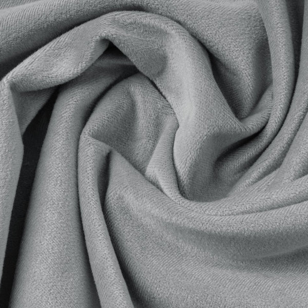 Velvet 2 in 1 Pillowcase | Grey | 60cm x 70cm - The Bedding & Blankets Store