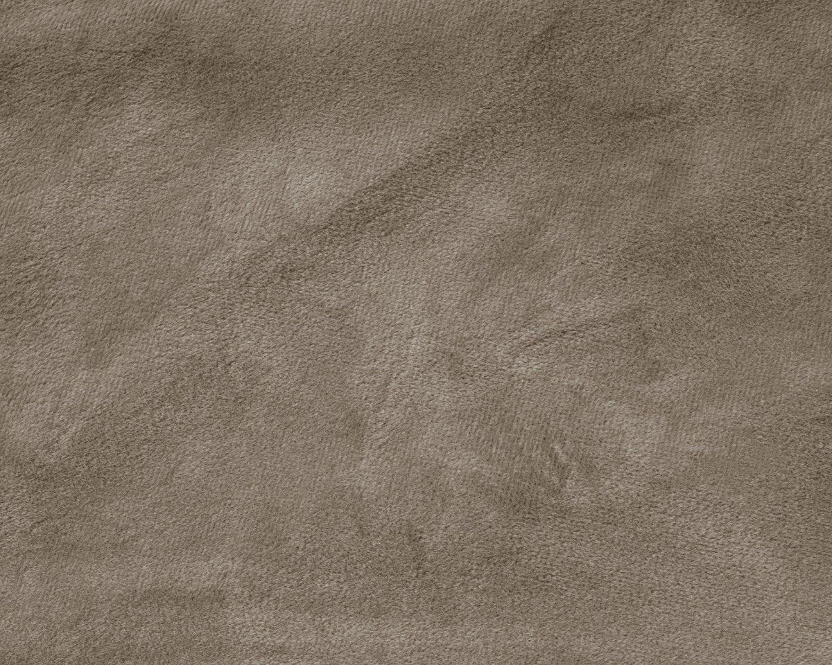 Velvet 2 in 1 Pillowcase | Taupe | 60cm x 70cm - The Bedding & Blankets Store