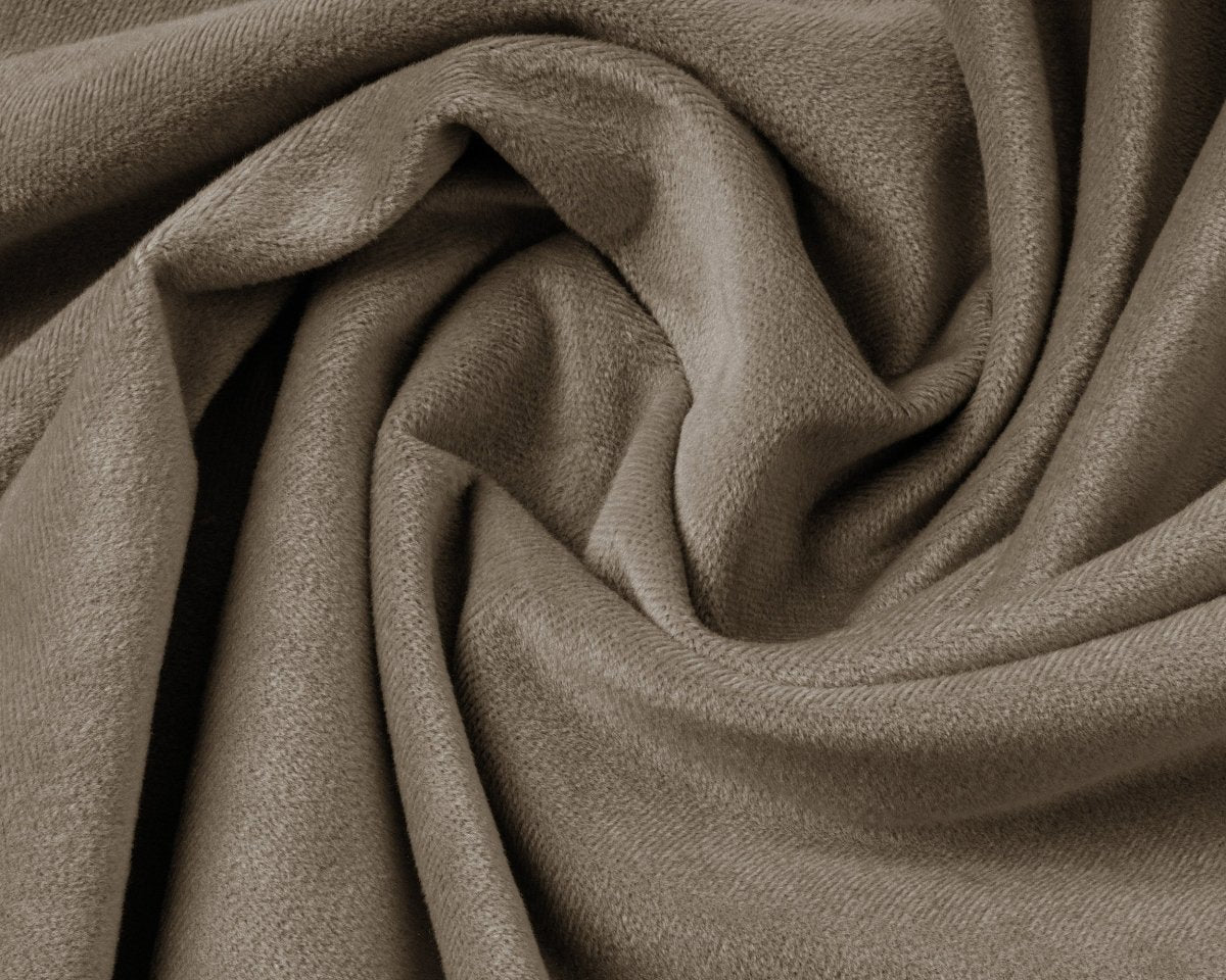 Velvet 2 in 1 Pillowcase | Taupe | 60cm x 70cm - The Bedding & Blankets Store