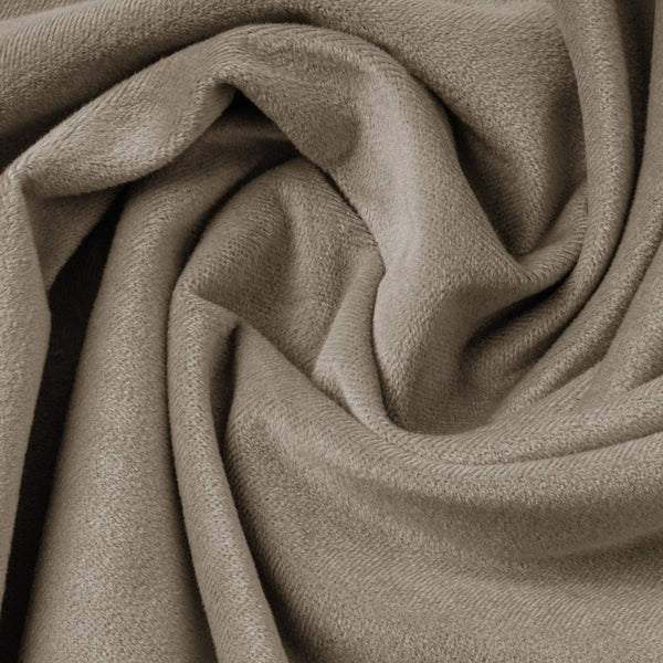 Velvet 2 in 1 Pillowcase | Taupe/Grey | 60cm x 70cm - The Bedding & Blankets Store