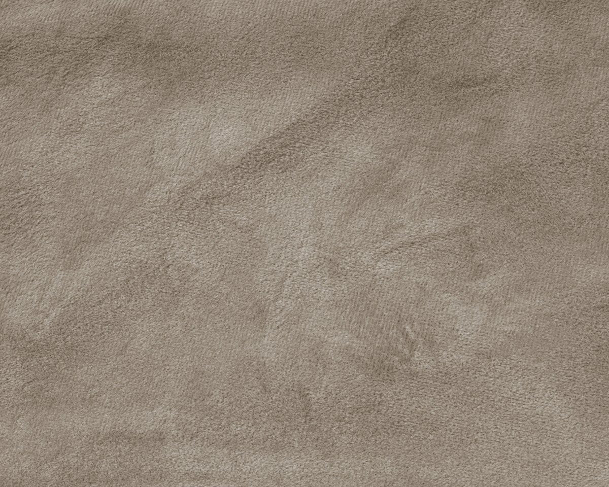 Velvet 2 in 1 Pillowcase | Taupe/Grey | 60cm x 70cm - The Bedding & Blankets Store