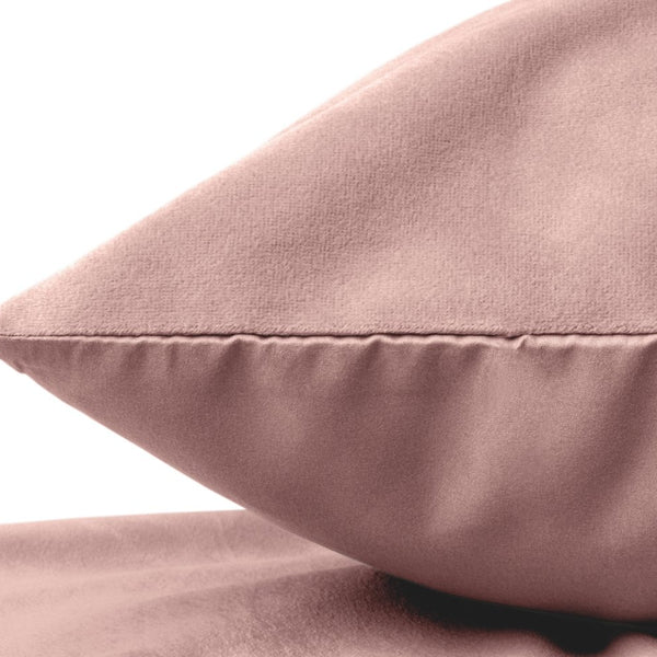 Velvet 2 in 1 Pillowcase | Vintage Pink | 60cm x 70cm - The Bedding & Blankets Store