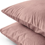 Velvet 2 in 1 Pillowcase | Vintage Pink | 60cm x 70cm - The Bedding & Blankets Store