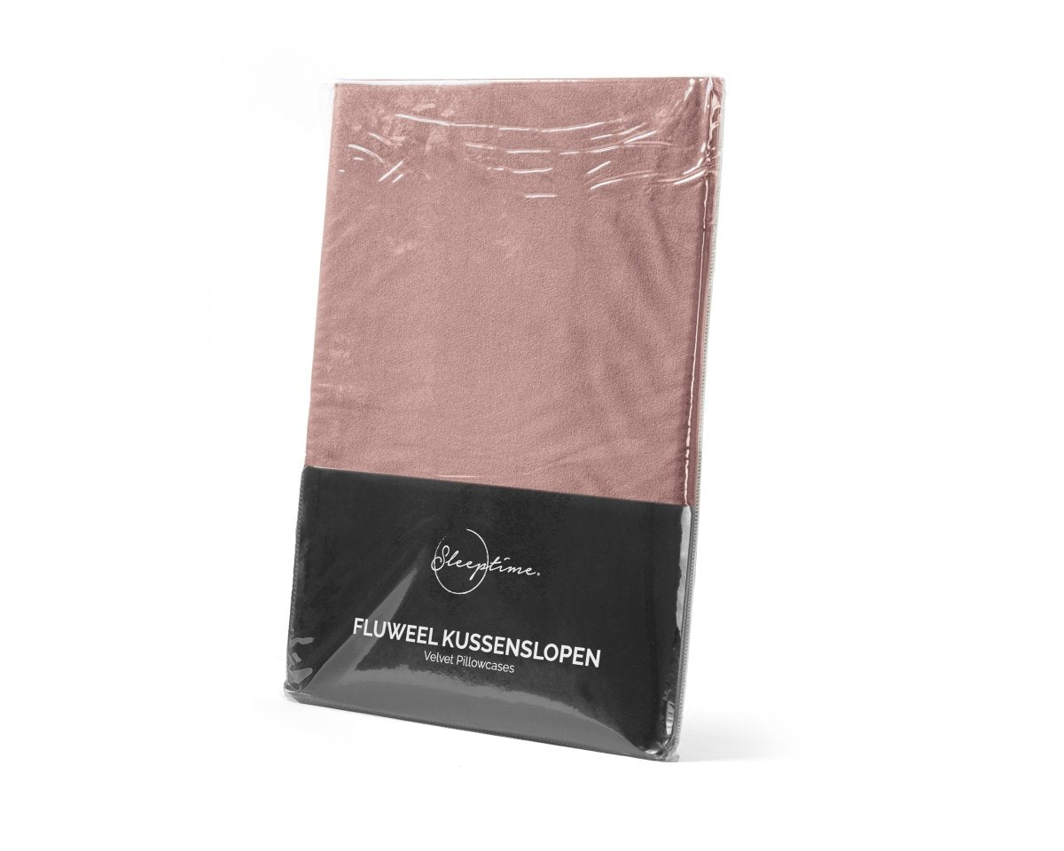 Velvet 2 in 1 Pillowcase | Vintage Pink | 60cm x 70cm - The Bedding & Blankets Store
