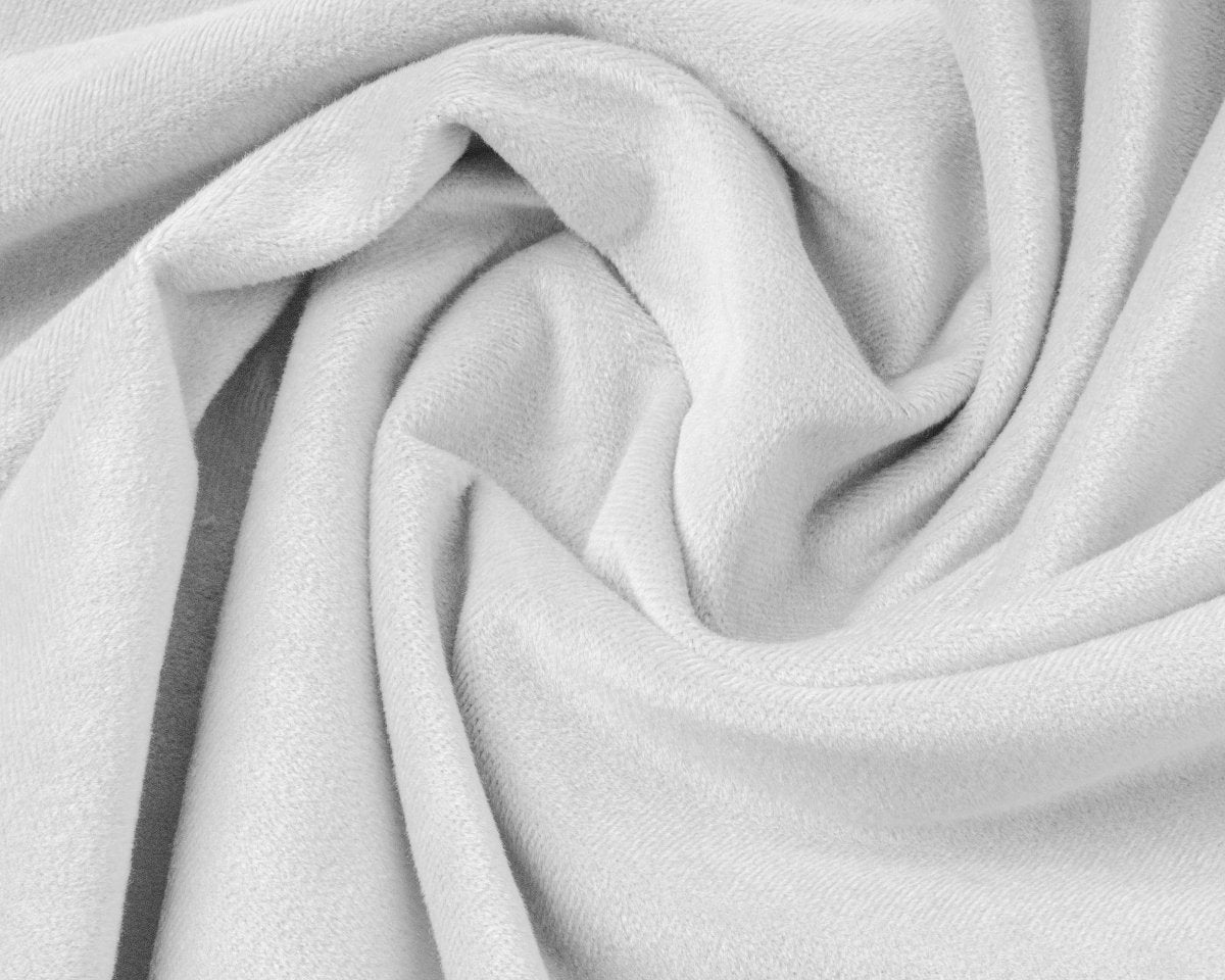 Velvet 2 in 1 Pillowcase | White | 60cm x 70cm - The Bedding & Blankets Store