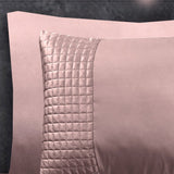 Velvet Band Pillowcase | Pink | 60cm x 70cm - The Bedding & Blankets Store