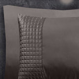 Velvet Band Pillowcase | Taupe | 60cm x 70cm - The Bedding & Blankets Store