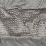 Velvet Duvet Cover Set Band | Sand | Single - 140cm (W) x 220cm (L) - The Bedding & Blankets Store