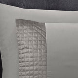 Velvet Duvet Cover Set Band | Sand | Single - 140cm (W) x 220cm (L) - The Bedding & Blankets Store