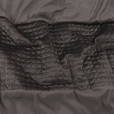Velvet Duvet Cover Set Band | Taupe | Single - 140cm (W) x 220cm (L) - The Bedding & Blankets Store