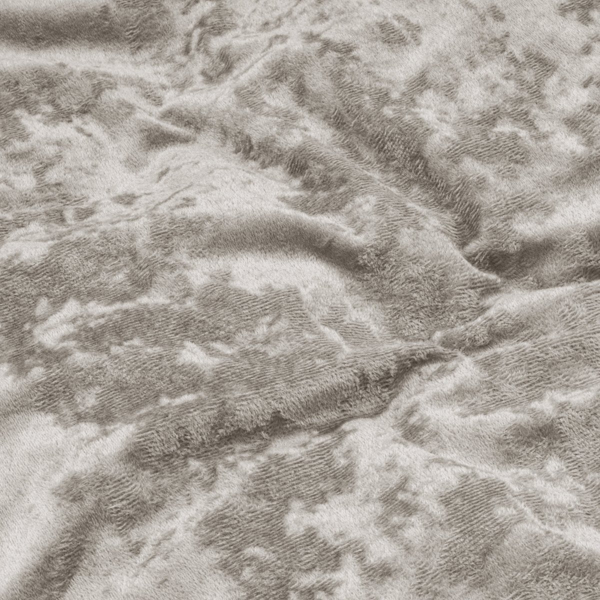 Velvet Duvet Cover Set Crystal | Sand | Single - 140cm (W) x 220cm (L) - The Bedding & Blankets Store