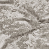 Velvet Duvet Cover Set Crystal | Sand | Single - 140cm (W) x 220cm (L) - The Bedding & Blankets Store
