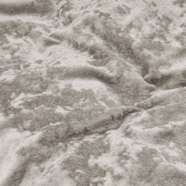 Velvet Duvet Cover Set Crystal | Sand | Single - 140cm (W) x 220cm (L) - The Bedding & Blankets Store