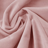 Velvet Duvet Cover Set Piping | Pink | Double - 200cm (W) x 220cm (L) - The Bedding & Blankets Store