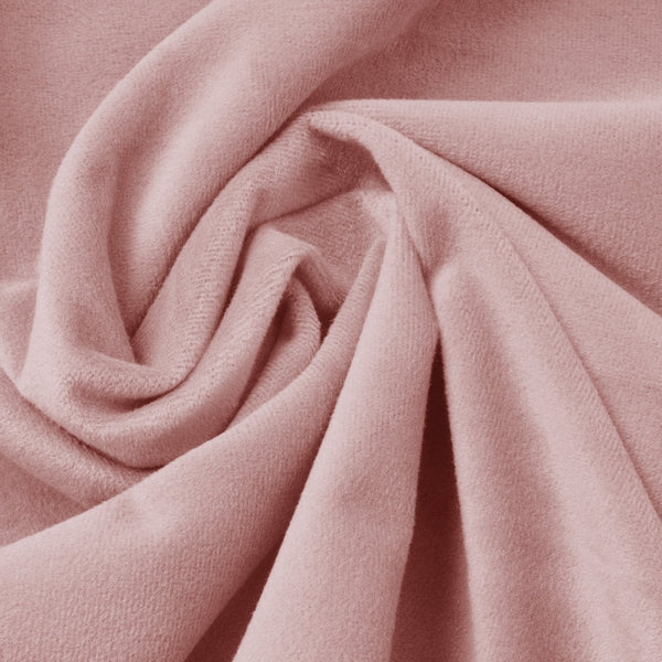 Velvet Duvet Cover Set Piping | Pink | Double - 200cm (W) x 220cm (L) - The Bedding & Blankets Store