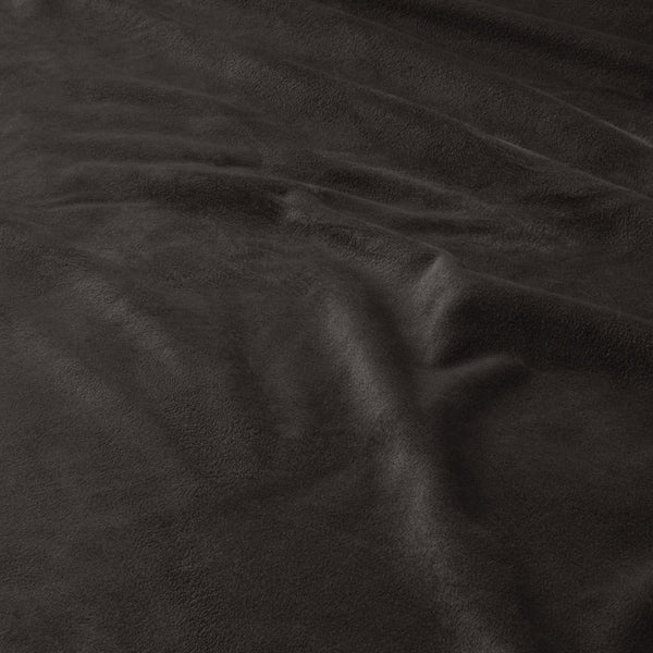 Velvet Duvet Cover Set Piping | Taupe | Single - 140cm (W) x 220cm (L) - The Bedding & Blankets Store