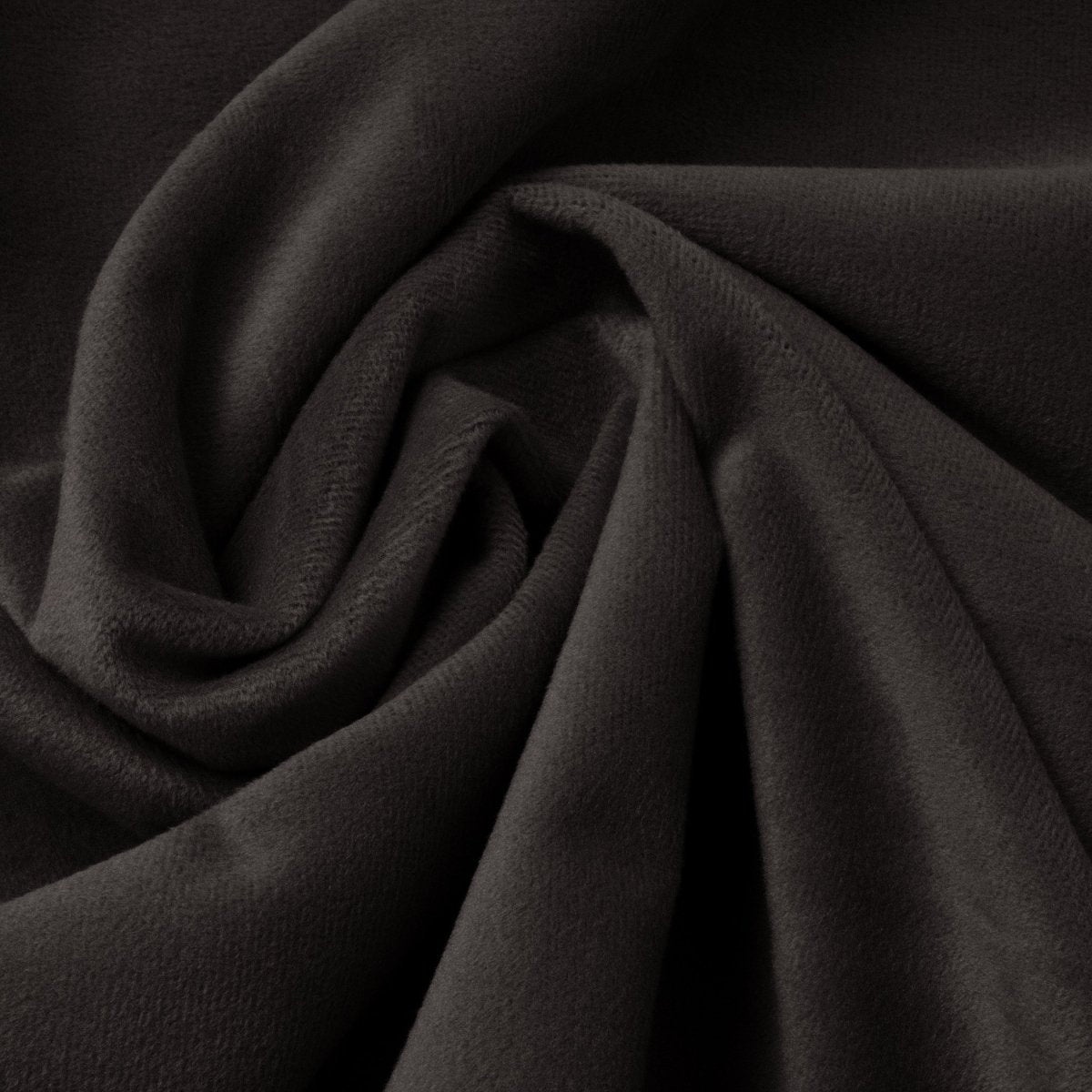Velvet Duvet Cover Set Ruffles | Black | Double - 200cm (W) x 220cm (L) - The Bedding & Blankets Store