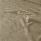Velvet Duvet Cover Set Ruffles | Taupe | Double - 200cm (W) x 220cm (L) - The Bedding & Blankets Store