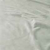 Velvet Duvet Cover Set Ruffles | White | Double - 200cm (W) x 220cm (L) - The Bedding & Blankets Store