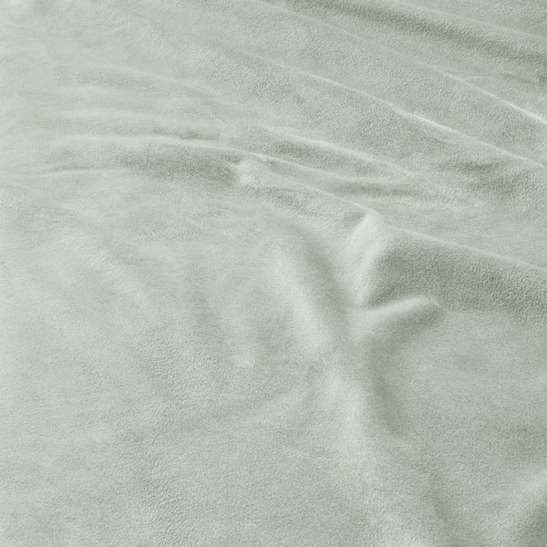 Velvet Duvet Cover Set Ruffles | White | Double - 200cm (W) x 220cm (L) - The Bedding & Blankets Store