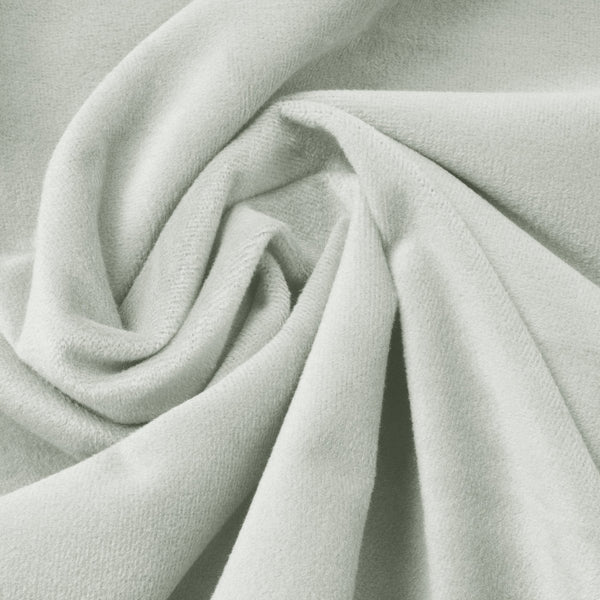 Velvet Duvet Cover Set Ruffles | White | Double - 200cm (W) x 220cm (L) - The Bedding & Blankets Store