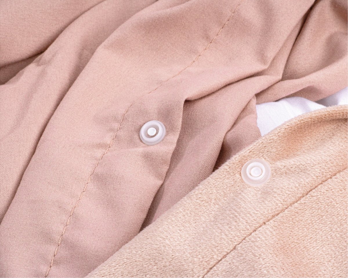 Velvet Duvet Cover Set Solid | Pink | Single - 140cm (W) x 220cm (L) - The Bedding & Blankets Store