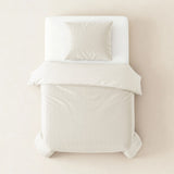 Velvet Duvet Cover Set Velvet Lining | Beige | Double - 200cm (W) x 200/220cm (L) - The Bedding & Blankets Store