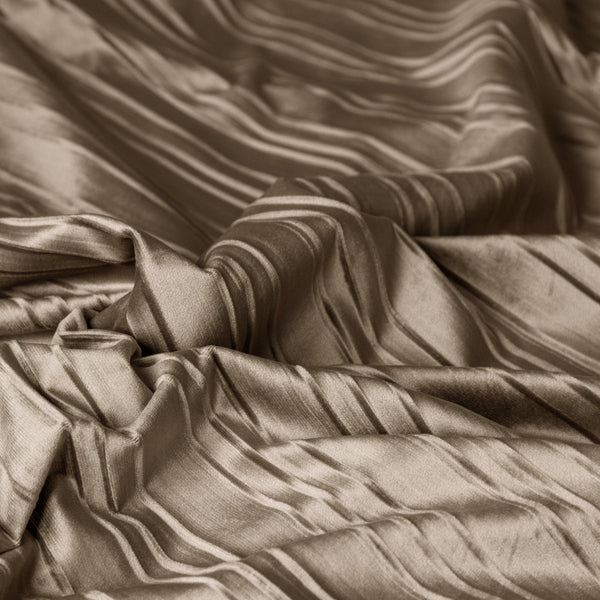 Velvet Duvet Cover Set Velvet Lining | Taupe | Double - 200cm (W) x 200/220cm (L) - The Bedding & Blankets Store