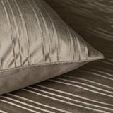 Velvet Duvet Cover Set Velvet Lining | Taupe | Double - 200cm (W) x 200/220cm (L) - The Bedding & Blankets Store