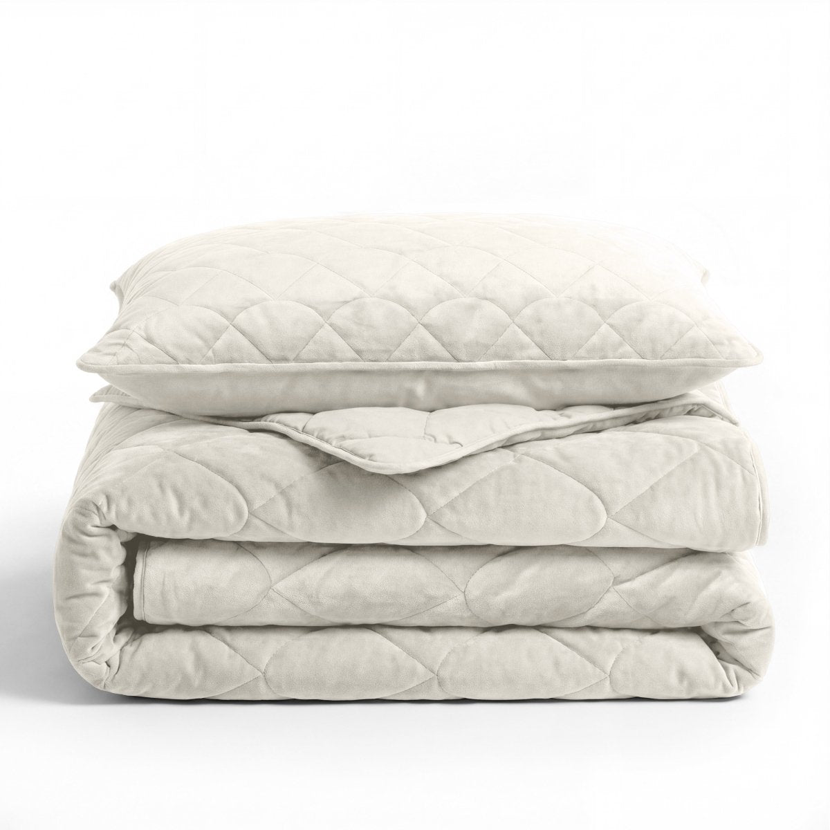 Velvet Lazy Duvet Velvet | Beige | King - 240cm (W) x 200cm (L) - The Bedding & Blankets Store