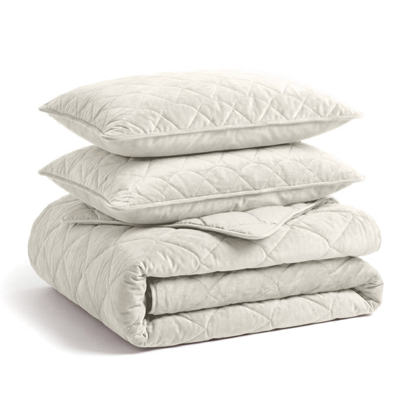 Velvet Lazy Duvet Velvet | Beige | King - 240cm (W) x 200cm (L) - The Bedding & Blankets Store