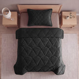 Velvet Lazy Duvet Velvet | Black | King - 240cm (W) x 200cm (L) - The Bedding & Blankets Store