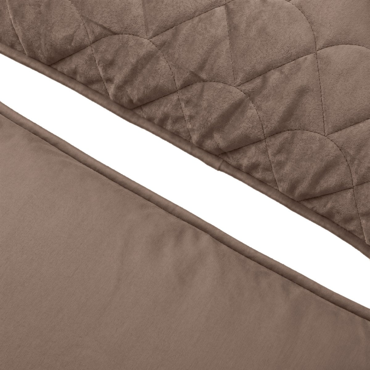 Velvet Lazy Duvet Velvet | Taupe/Brown | King - 240cm (W) x 200cm (L) - The Bedding & Blankets Store