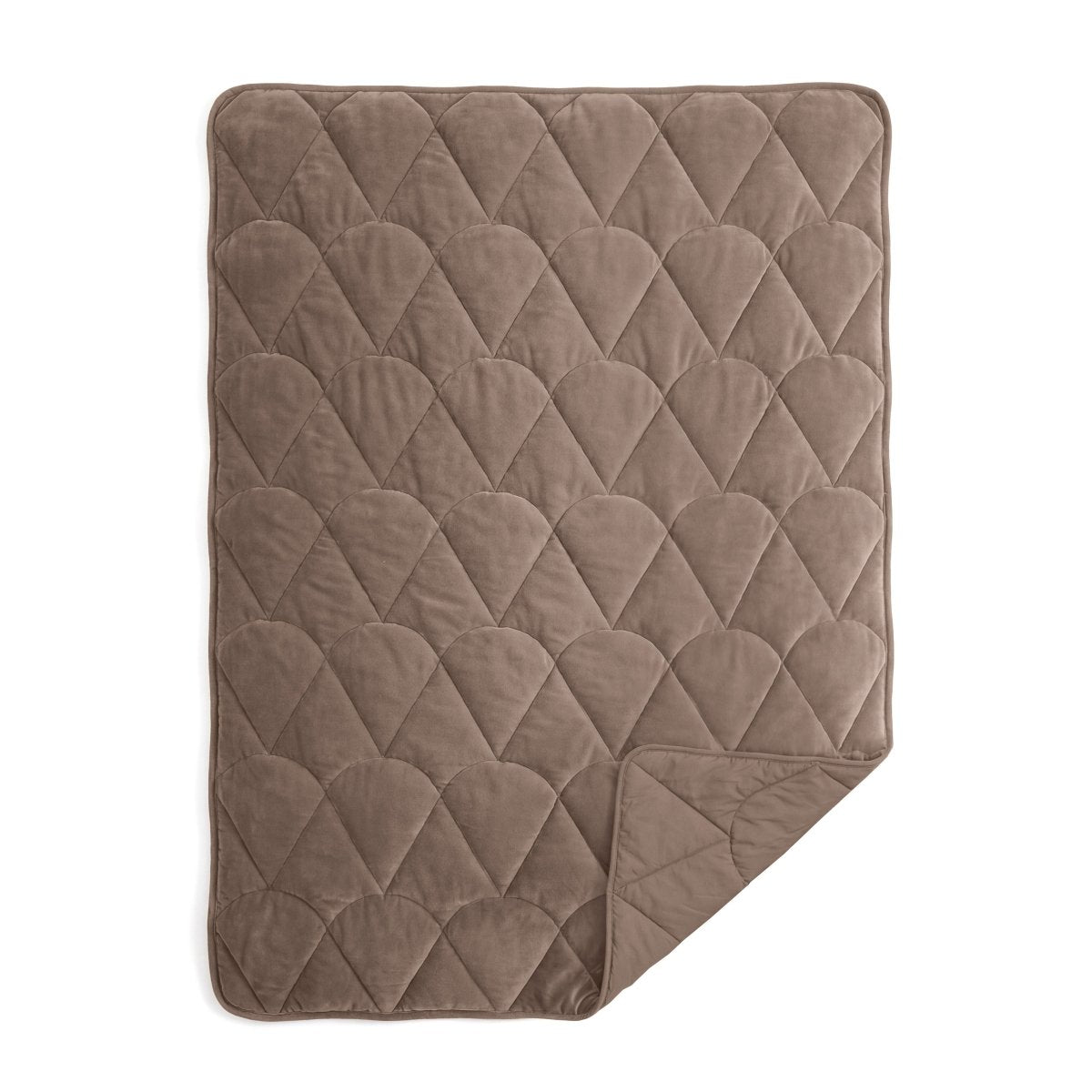 Velvet Lazy Duvet Velvet | Taupe/Brown | King - 240cm (W) x 200cm (L) - The Bedding & Blankets Store
