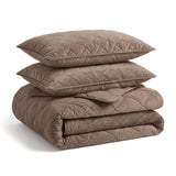 Velvet Lazy Duvet Velvet | Taupe/Brown | King - 240cm (W) x 200cm (L) - The Bedding & Blankets Store