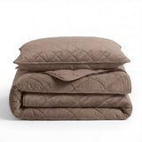 Velvet Lazy Duvet Velvet | Taupe/Brown | King - 240cm (W) x 200cm (L) - The Bedding & Blankets Store