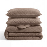 Velvet Lazy Duvet Velvet | Taupe/Brown | King - 240cm (W) x 200cm (L) - The Bedding & Blankets Store
