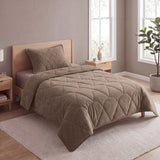Velvet Lazy Duvet Velvet | Taupe/Brown | King - 240cm (W) x 200cm (L) - The Bedding & Blankets Store