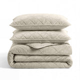 Velvet Lazy Duvet Velvet | Taupe/Grey | King - 240cm (W) x 200cm (L) - The Bedding & Blankets Store