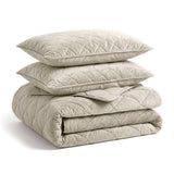 Velvet Lazy Duvet Velvet | Taupe/Grey | King - 240cm (W) x 200cm (L) - The Bedding & Blankets Store