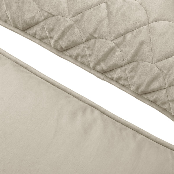 Velvet Lazy Duvet Velvet | Taupe/Grey | King - 240cm (W) x 200cm (L) - The Bedding & Blankets Store