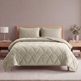 Velvet Lazy Duvet Velvet | Taupe/Grey | King - 240cm (W) x 200cm (L) - The Bedding & Blankets Store