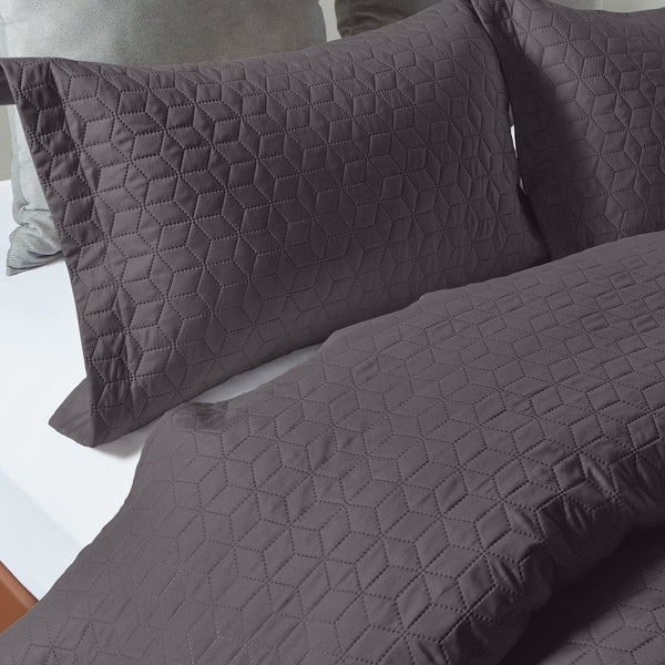 Wayfair Bedspread | Anthracite | 260 x 250cm - The Bedding & Blankets Store