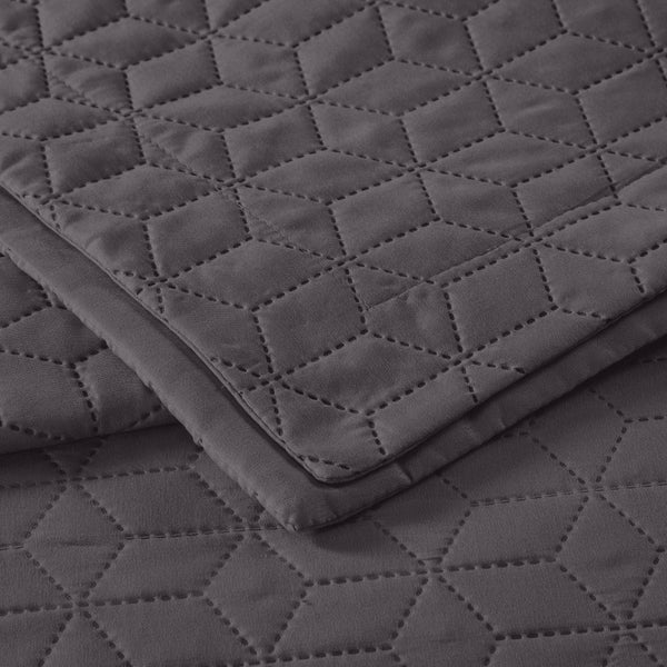 Wayfair Bedspread | Anthracite | 260 x 250cm - The Bedding & Blankets Store