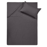 Wayfair Bedspread | Anthracite | 260 x 250cm - The Bedding & Blankets Store