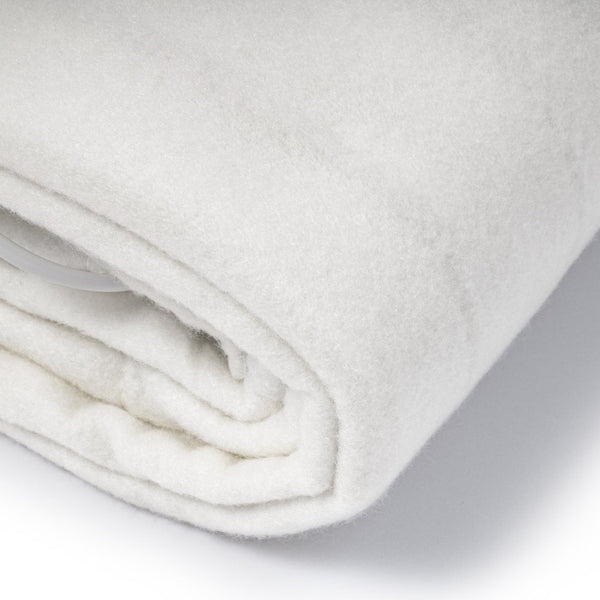 Electric Heated Underblanket With Overheat Protection 90W | White | Junior / Cot Bed - 140cm (W) x 150cm (L) - The Bedding & Blankets Store