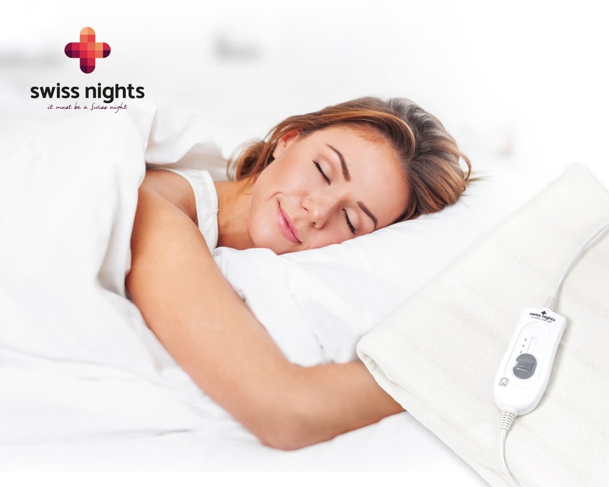Electric Heated Underblanket With Overheat Protection 90W | White | Junior / Cot Bed - 140cm (W) x 150cm (L) - The Bedding & Blankets Store