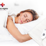 Electric Heated Underblanket With Overheat Protection 90W | White | Junior / Cot Bed - 140cm (W) x 150cm (L) - The Bedding & Blankets Store
