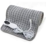 Warmth & Comfort Heated Pad | Grey | 60cm x 30cm - The Bedding & Blankets Store